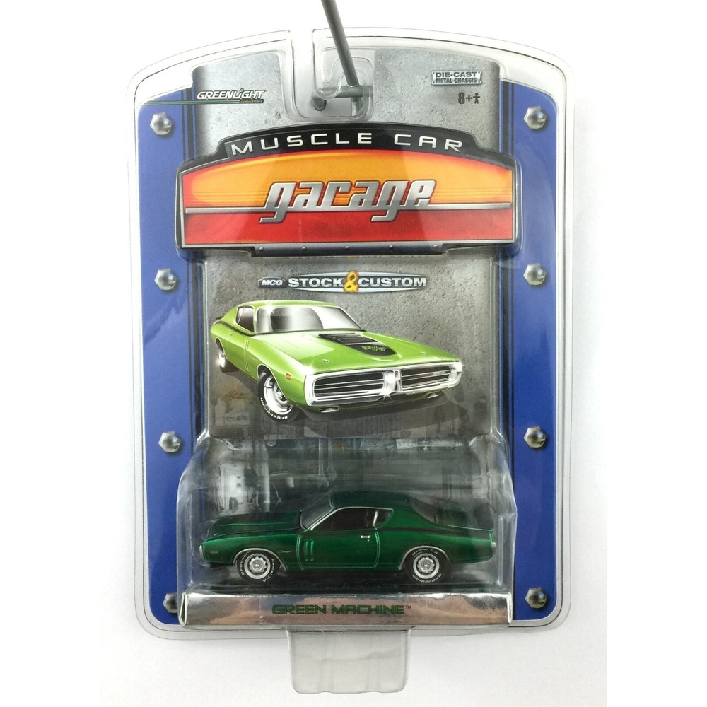 Greenlight Muscle Car Garage Green Machine 1971 Dodge Charger R/T Die‎ Cast 1/64